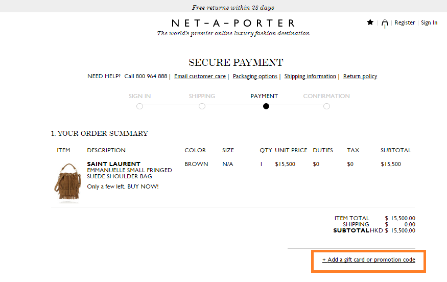 Net a porter uk coupon code