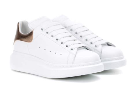 alexander mcqueen white and rose gold