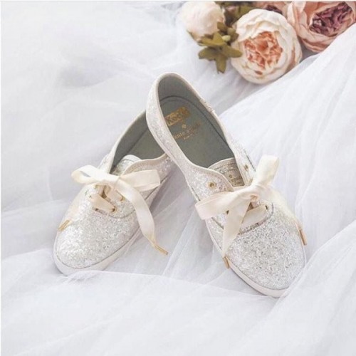 keds and kate spade wedding shoes